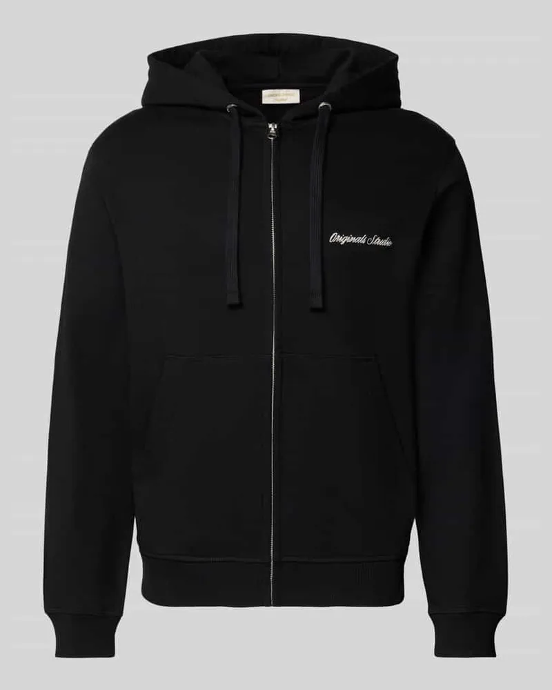 Jack & Jones Sweatjacke mit Känguru-Tasche und Reißverschluss 