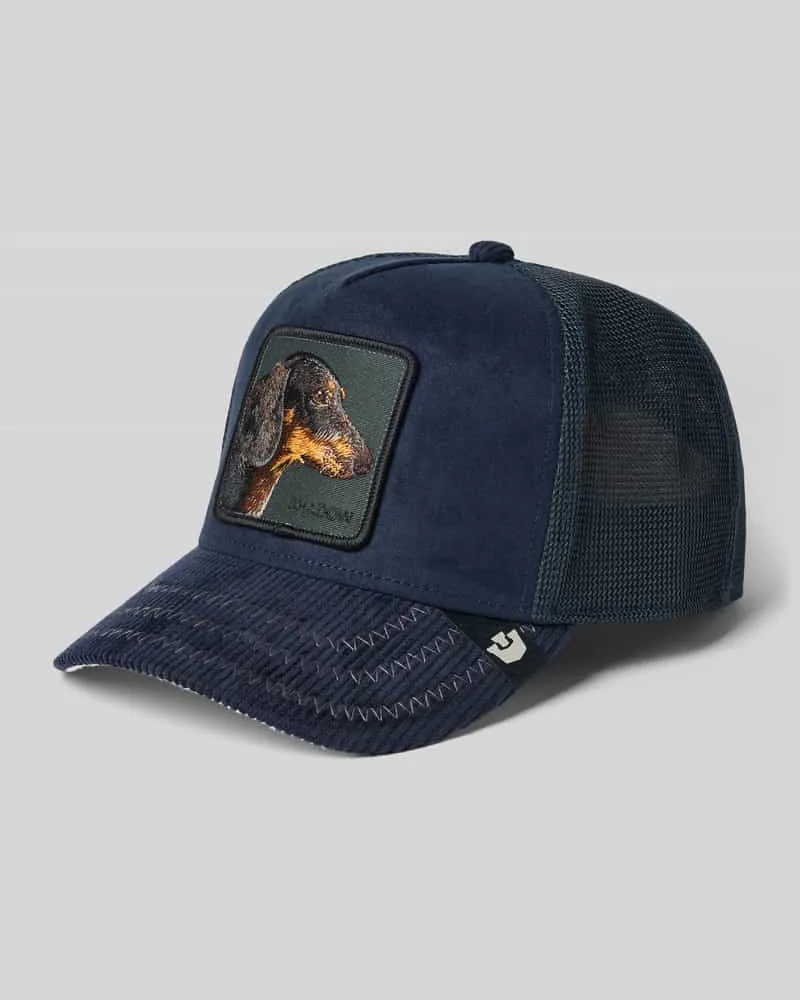 Goorin Bros. Trucker Cap mit Stitching Modell 'Shadow Remix Dunkelblau
