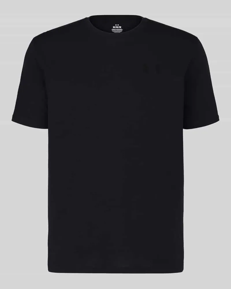 Under Armour Regular Fit Sport-T-Shirt aus Baumwoll-Mix Weiss