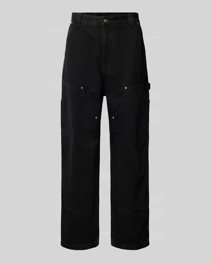Carhartt WIP Wide Leg Jeans mit Ziernähten Modell 'NASH 