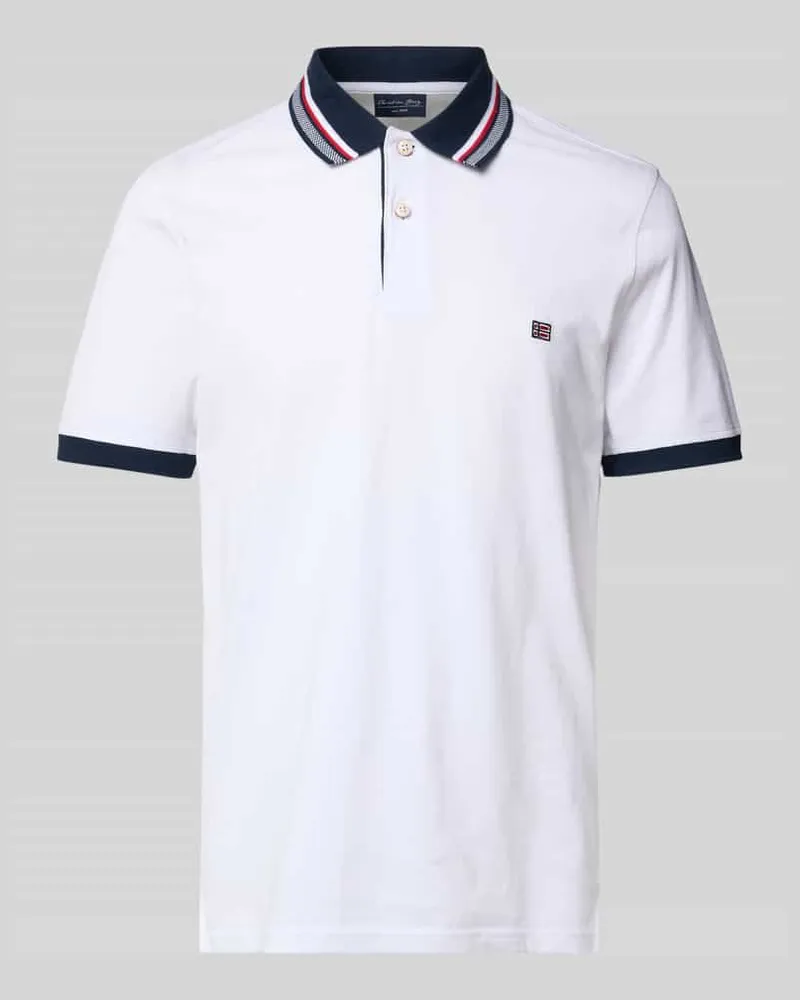Christian Berg Regular Fit Poloshirt aus reiner Baumwolle 