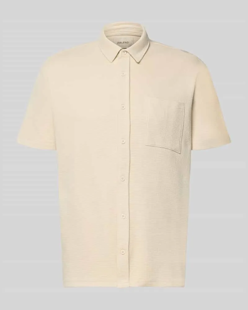 Blend Regular Fit Freizeithemd mit Kentkragen Modell 'FILLIP Sand