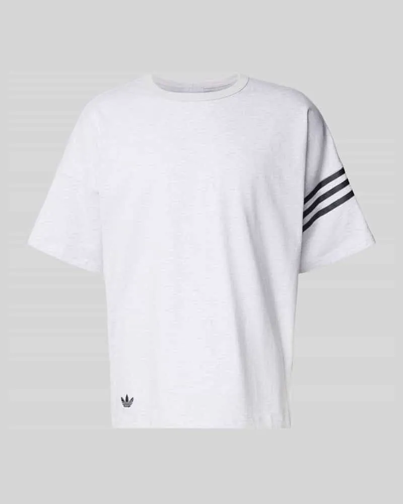 adidas T-Shirt mit Label-Stitching 