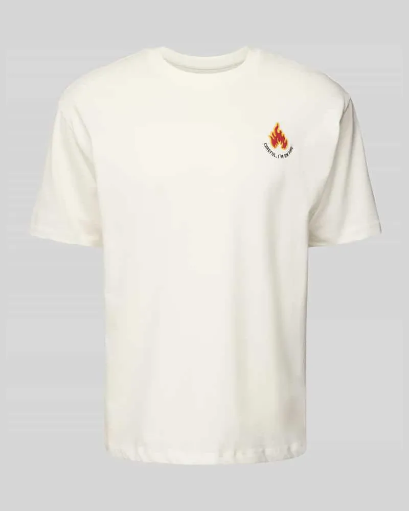 McNeal Loose Fit T-Shirt mit Rundhalsausschnitt 