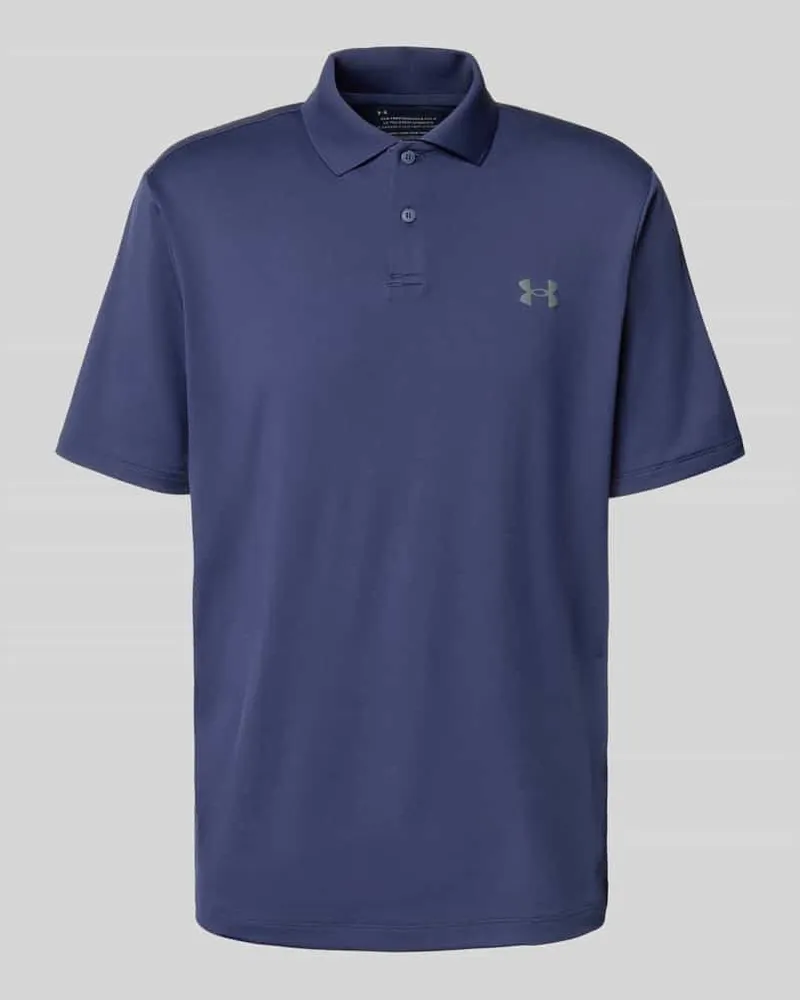 Under Armour Regular Fit Poloshirt mit Logo und Knopfleiste 
