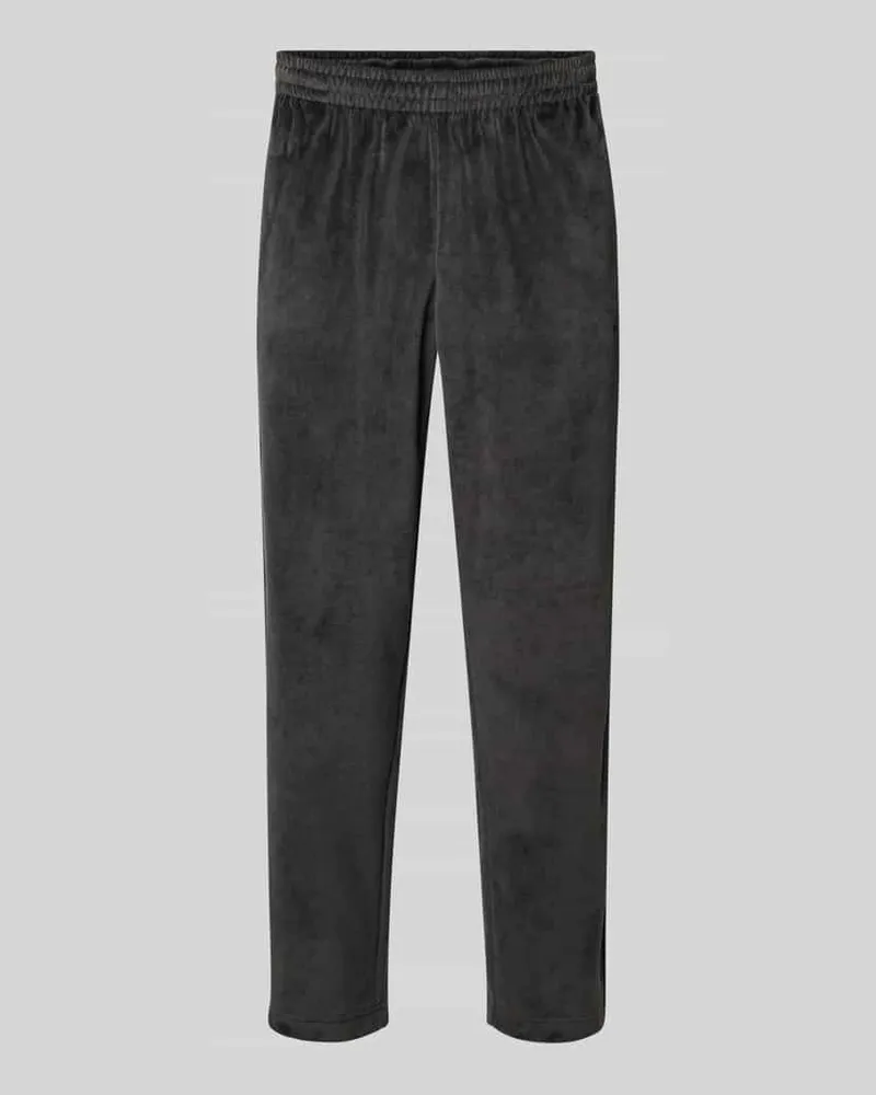 adidas Regular Fit Sweatpants mit elastischem Bund Black