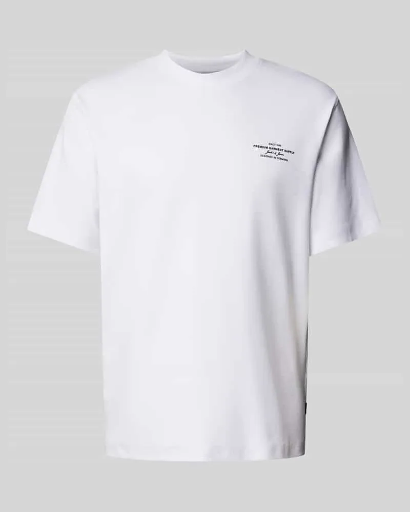 Jack & Jones T-Shirt mit Label-Print Modell 'LACHAD 
