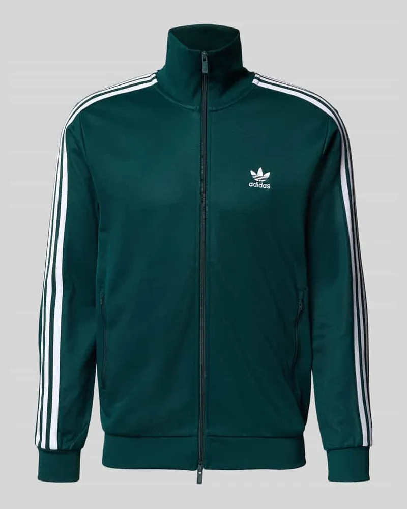 adidas Sweatjacke mit Label-Stitching 