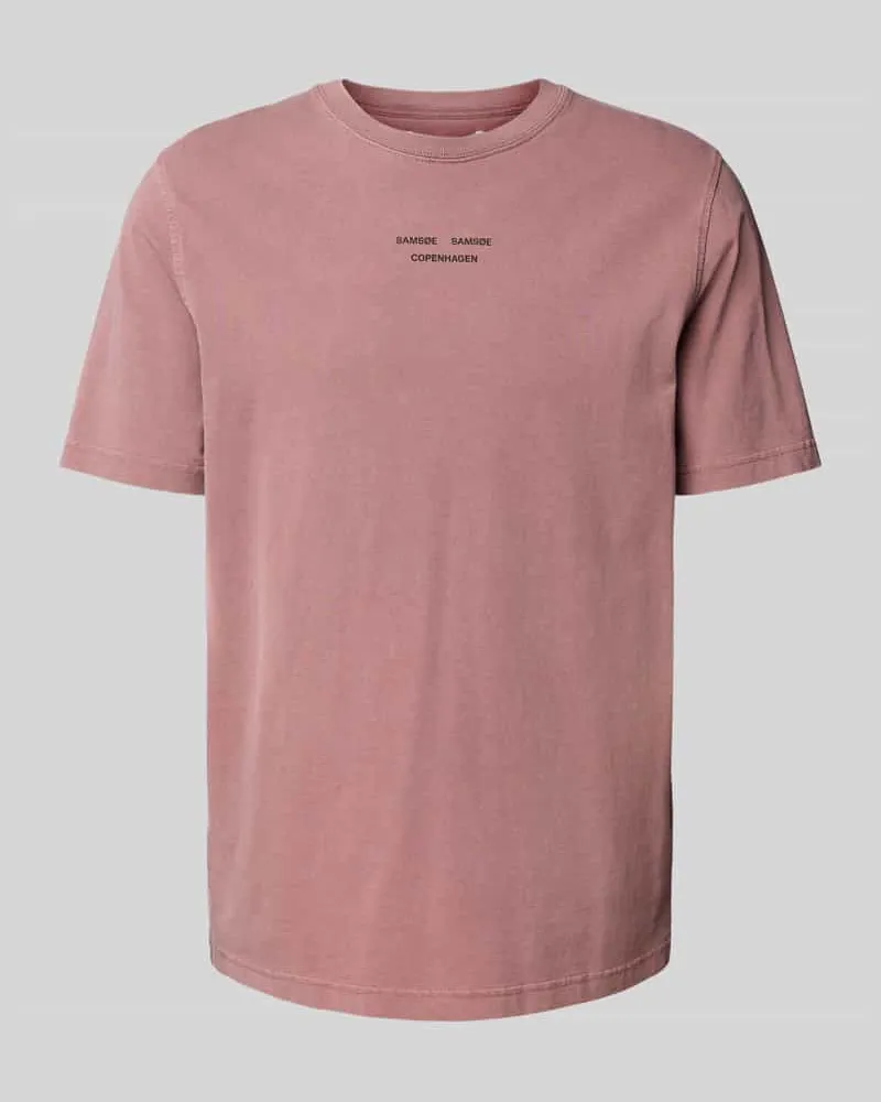 Samsøe & Samsøe T-Shirt mit Label-Print Modell 'MARCUS 