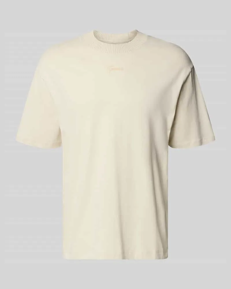 Guess T-Shirt mit Label-Detail Beige