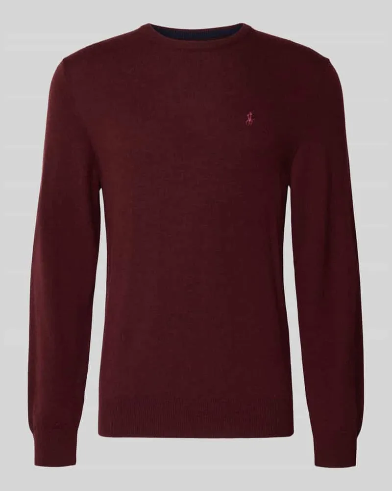 Ralph Lauren Strickpullover mit gerippten Abschlüssen 