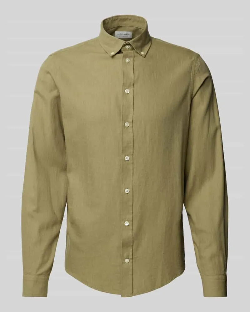 Casual Friday Regular Fit Freizeithemd mit Button-Down-Kragen Modell 'ANTON 