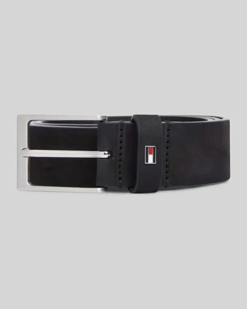 Tommy Hilfiger Gürtel aus echtem Leder Modell 'LAYTON 3.5 Black