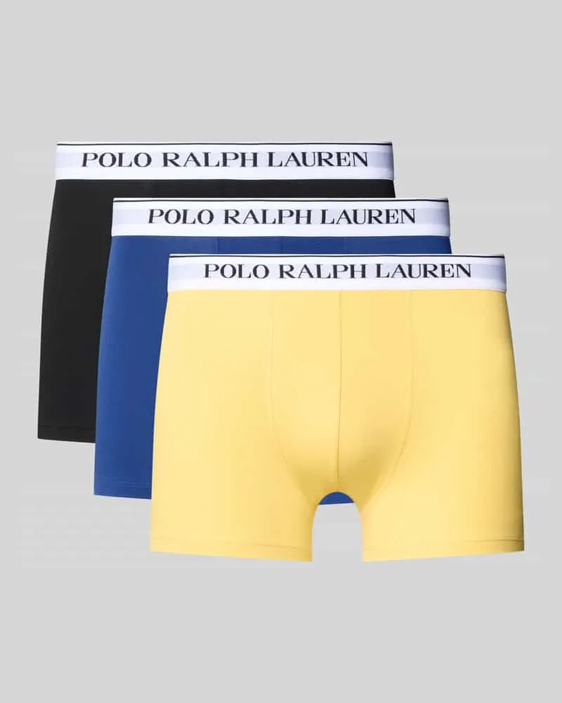 Ralph Lauren Trunks aus Baumwoll-Mix Modell 'CLSSIC TRUNK-3 PACK Gelb