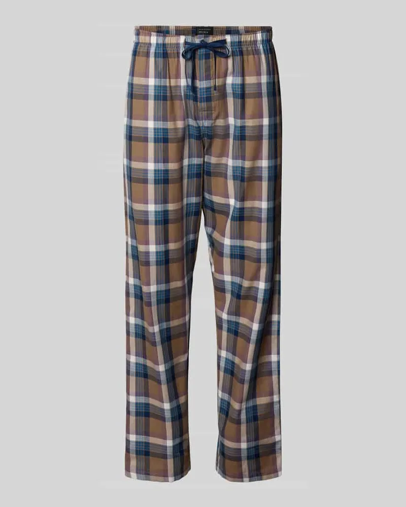 Schiesser Straight Leg Pyjama-Hose mit Tunnelzug 