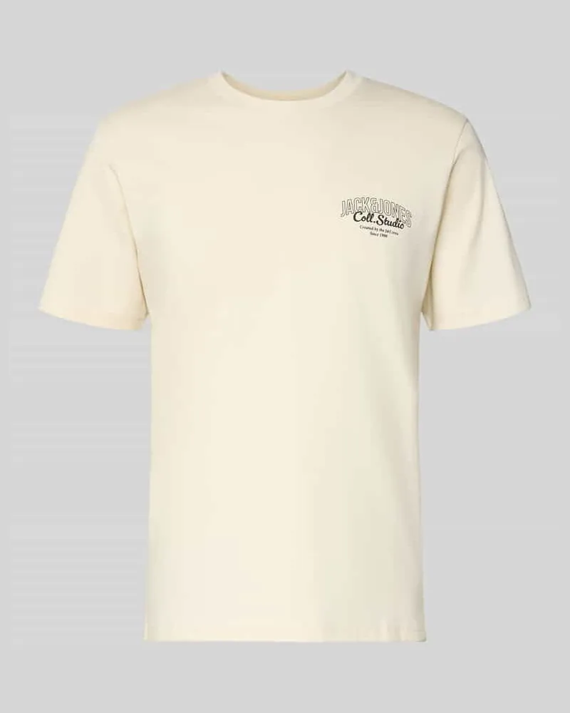 Jack & Jones T-Shirt mit Label-Print Modell 'MAKOTO 