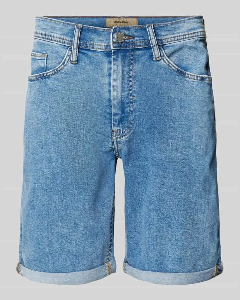 Blend Skinny Fit Jeansshorts im 5-Pocket-Design Modell 'TWISTER 