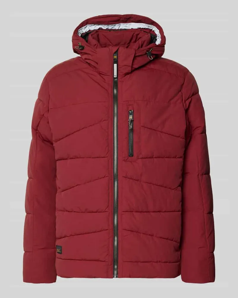 Camel Active Steppjacke mit Kapuze Rot