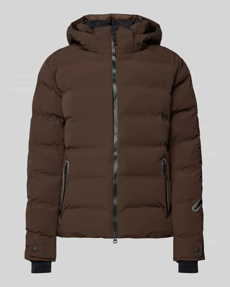 Bogner Steppjacke mit Kapuze Modell 'LUKA Dunkelbraun