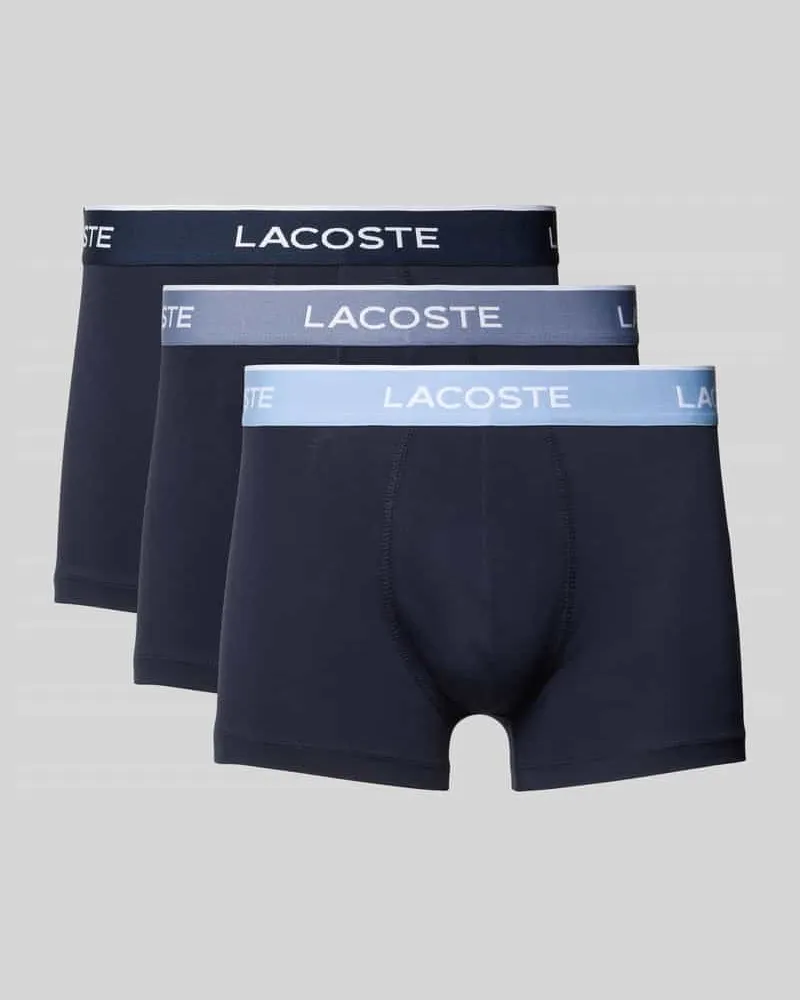 Lacoste Trunk aus Baumwoll-Mix im 3er-Pack Blau