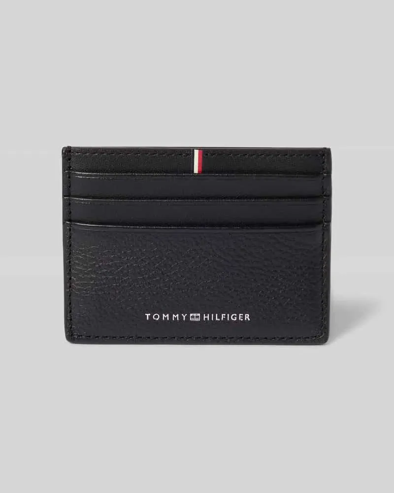 Tommy Hilfiger Portemonnaie aus echtem Rindsleder Modell 'CORP Black