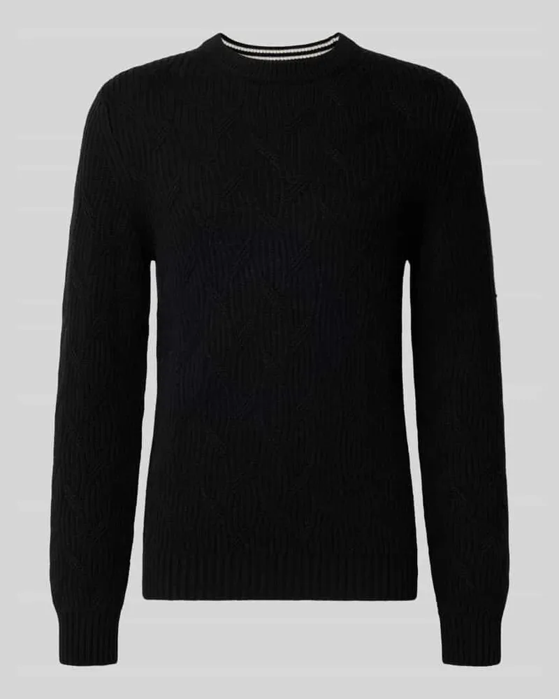 Christian Berg Strickpullover mit Kaschmir-Anteil 