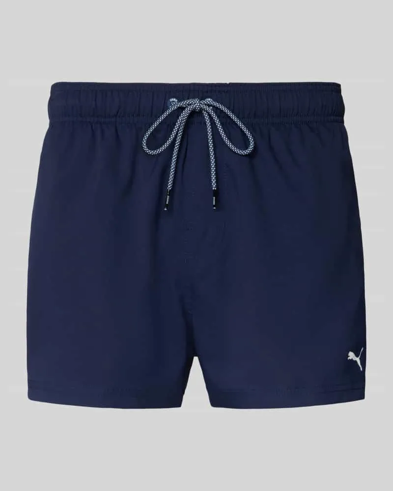 Puma Badehose mit Seitentaschen und Klettverschlusstasche hinten Marine