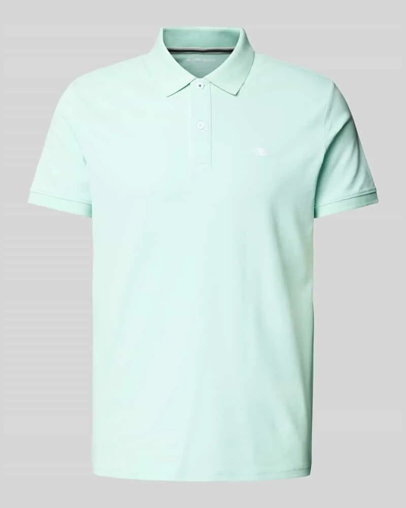 Tom Tailor Regular Fit Poloshirt aus Baumwoll-Piqué mit Logo-Stitching 