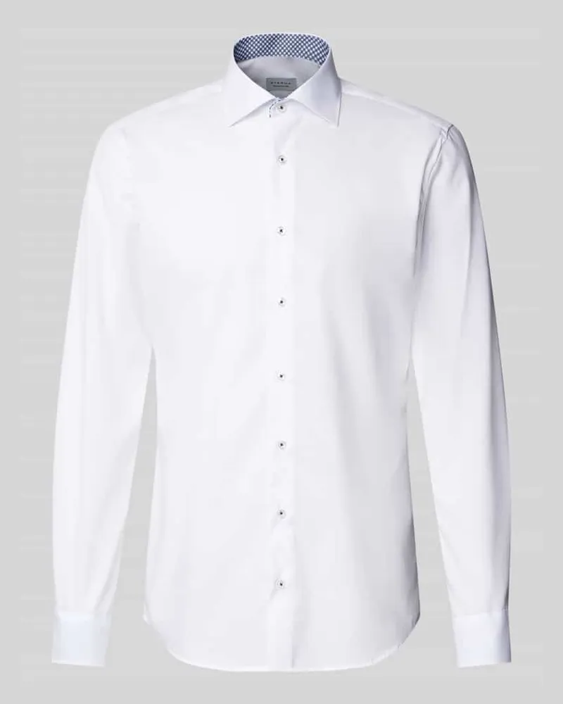 Eterna Slim Fit Businesshemd aus Popeline 