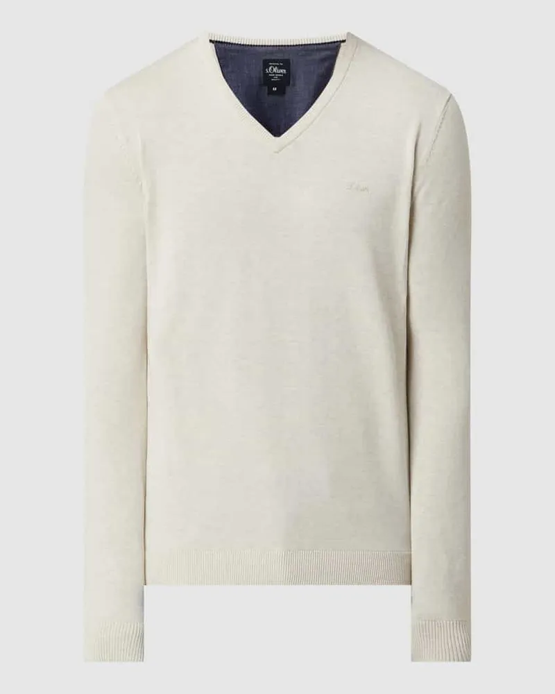 S.Oliver Pullover aus Baumwolle 
