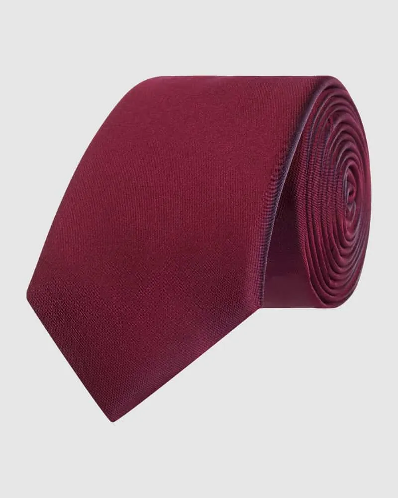 Monti Krawatte aus reiner Seide (6 cm Fuchsia
