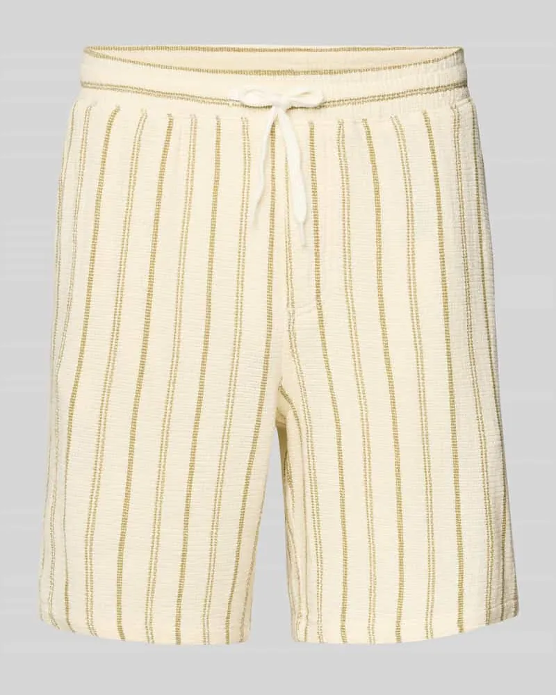 Jack & Jones Regular Fit Shorts mit Strukturmuster Modell 'JAIDEN COBA 