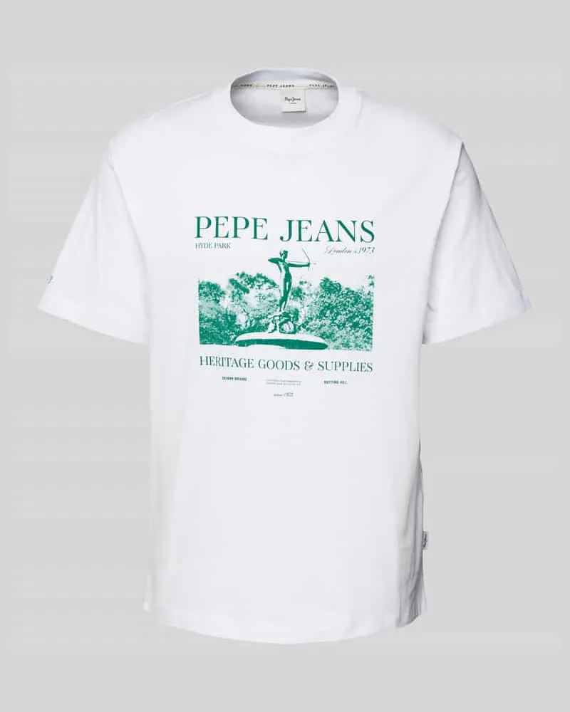 Pepe Jeans T-Shirt mit Label-Print 