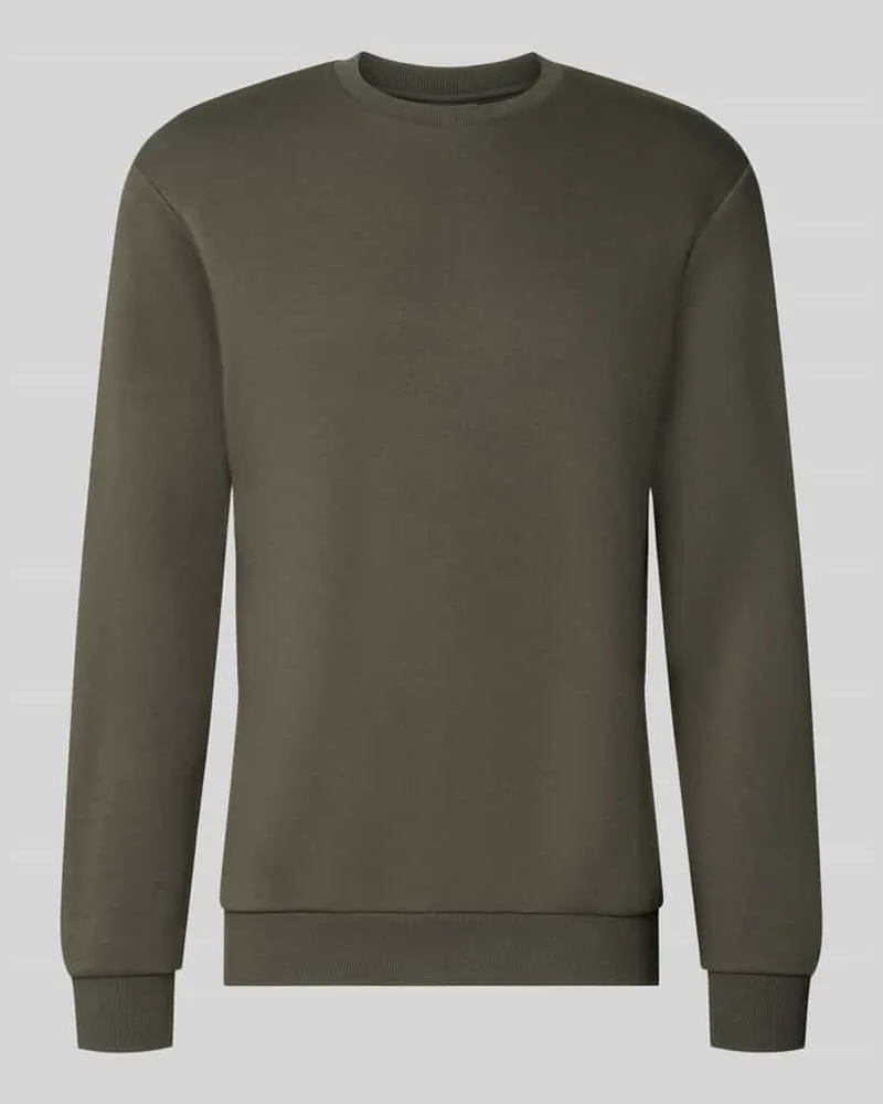 Only & Sons Regular Fit Sweatshirt aus Baumwoll-Mix Modell 'CERES Schlamm