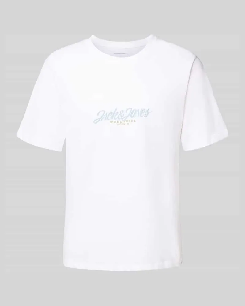 Jack & Jones T-Shirt mit Label-Print Modell 'Modell 'TAVIRA 