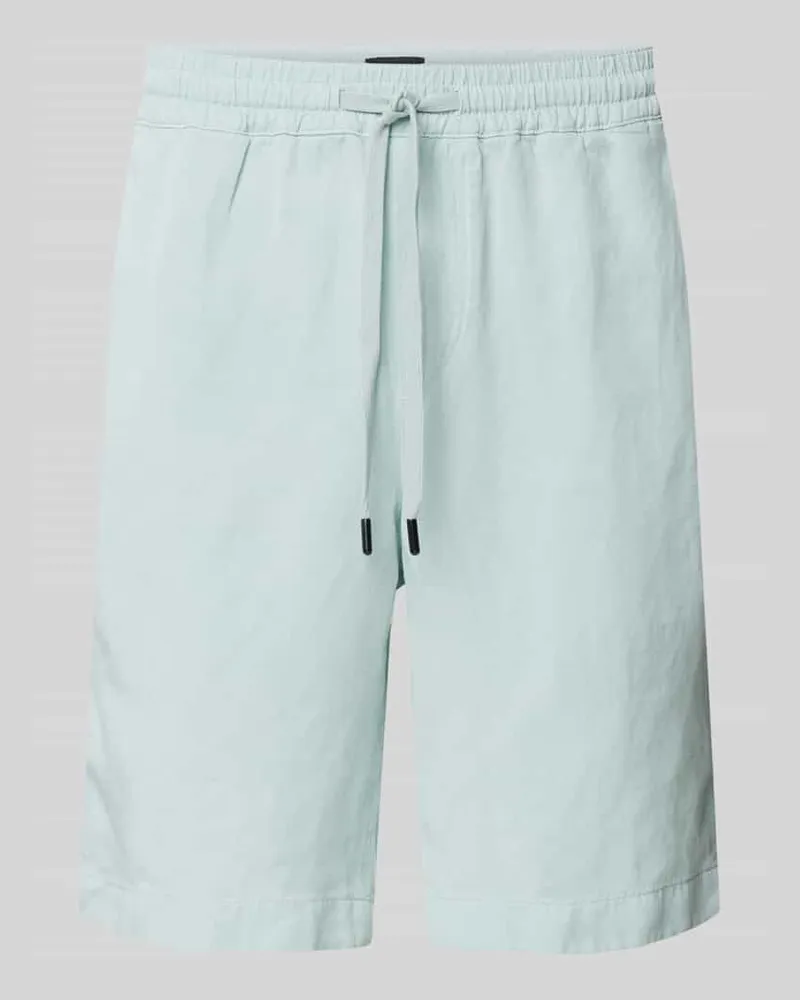 Strellson Regular Fit Shorts aus Lyocell-Leinen-Mix Modell 'Kaji 