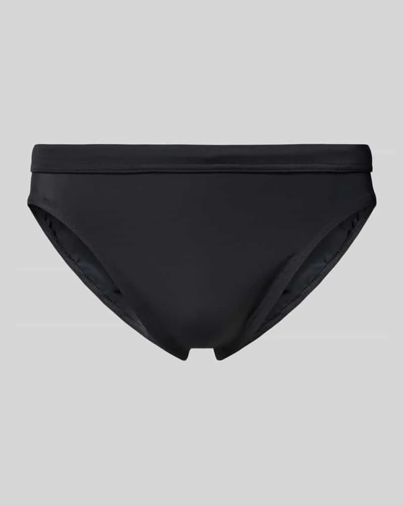 HOM Badehose mit Label-Patch Modell 'SEA LIFE Black
