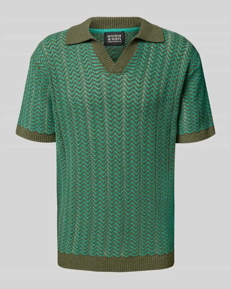Scotch&Soda Poloshirt mit V-Ausschnitt 