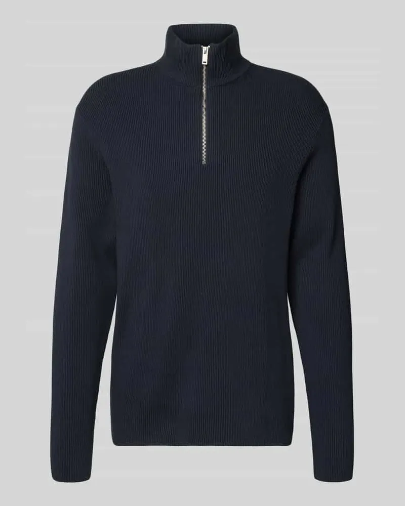Lindbergh Strickpullover mit Troyer-Kragen 