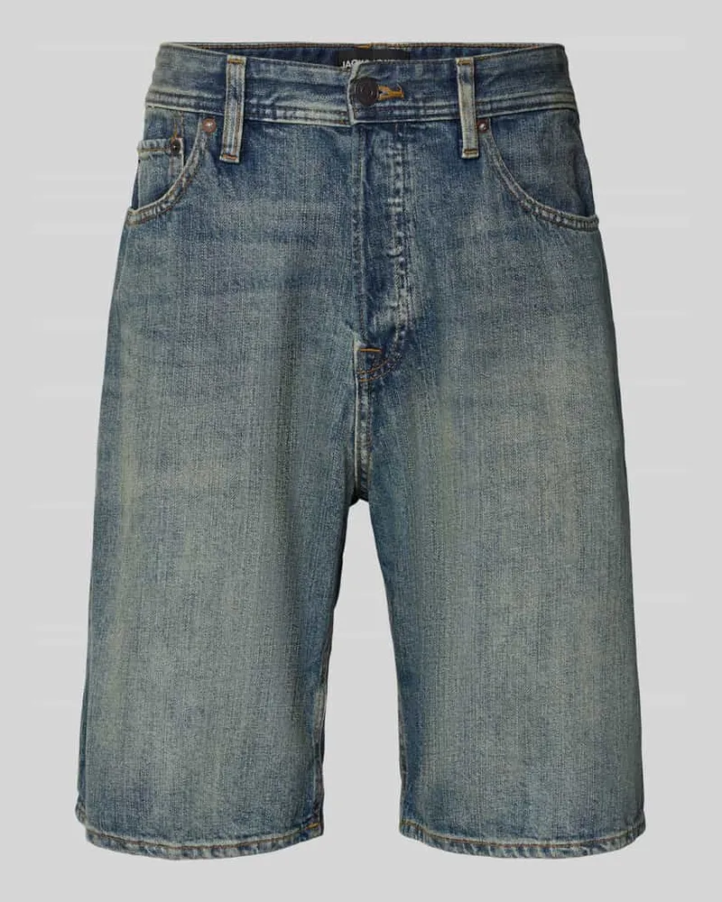 Jack & Jones Regular Fit Jeansshorts im 5-Pocket-Design Jeansblau