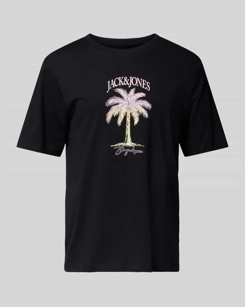 Jack & Jones T-Shirt mit Motiv-Print Modell 'ALMERIA 