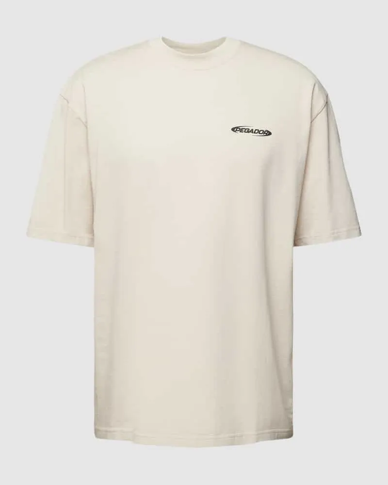 PEGADOR Oversized T-Shirt mit Label-Print Modell 'CRAIL 