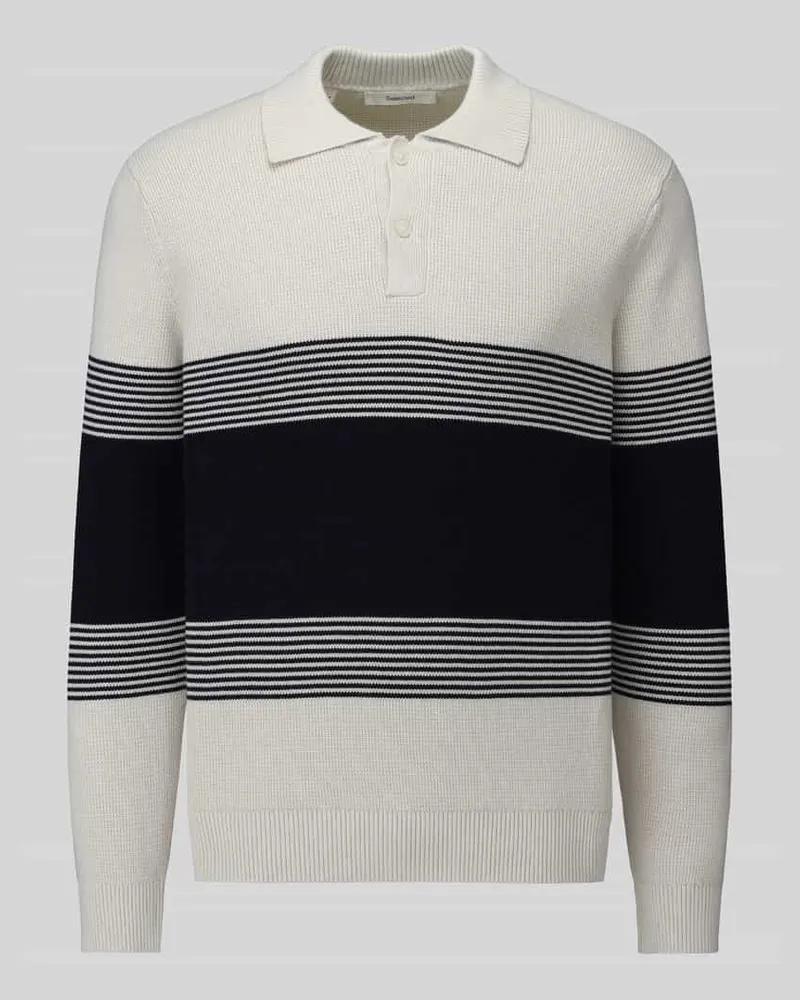 Selected Regular Fit Pullover aus reiner Baumwolle Modell 'DANE Marine