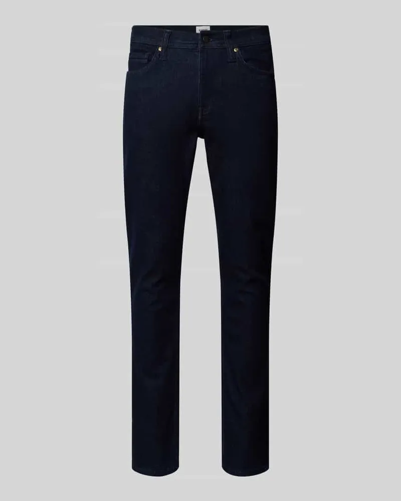 Mustang Slim Fit Jeans im 5-Pocket-Design Modell 'Vegas Dunkelblau