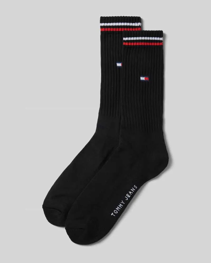 Tommy Hilfiger Socken mit Kontraststreifen im 2er-Pack 