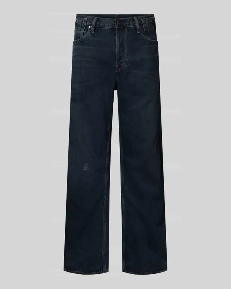 G-STAR RAW Jeans mit Eingrifftaschen Dunkelblau