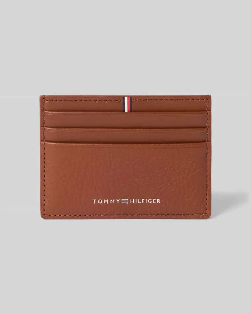 Tommy Hilfiger Portemonnaie aus echtem Rindsleder Modell 'CORP Cognac
