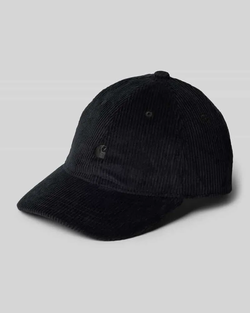 Carhartt WIP Basecap mit Label-Stitching Black
