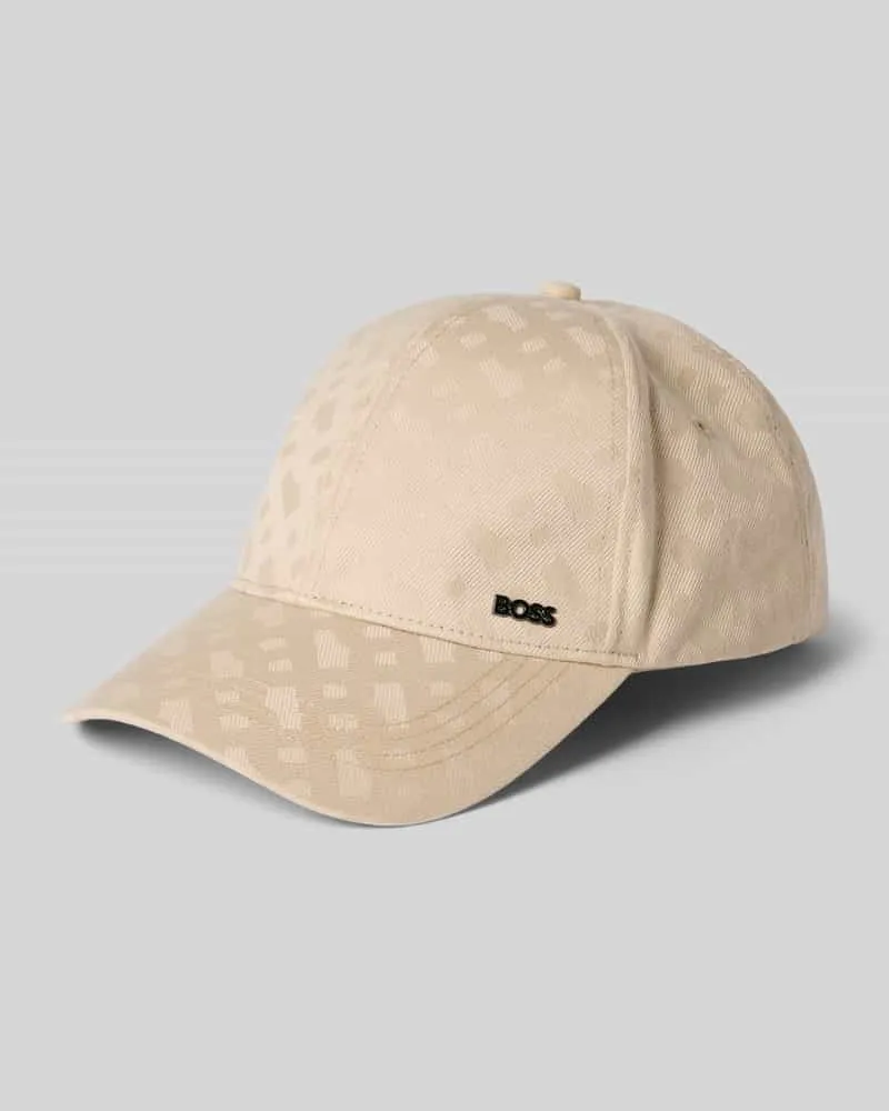 HUGO BOSS Basecap aus reiner Baumwolle Modell 'ZED-M Beige