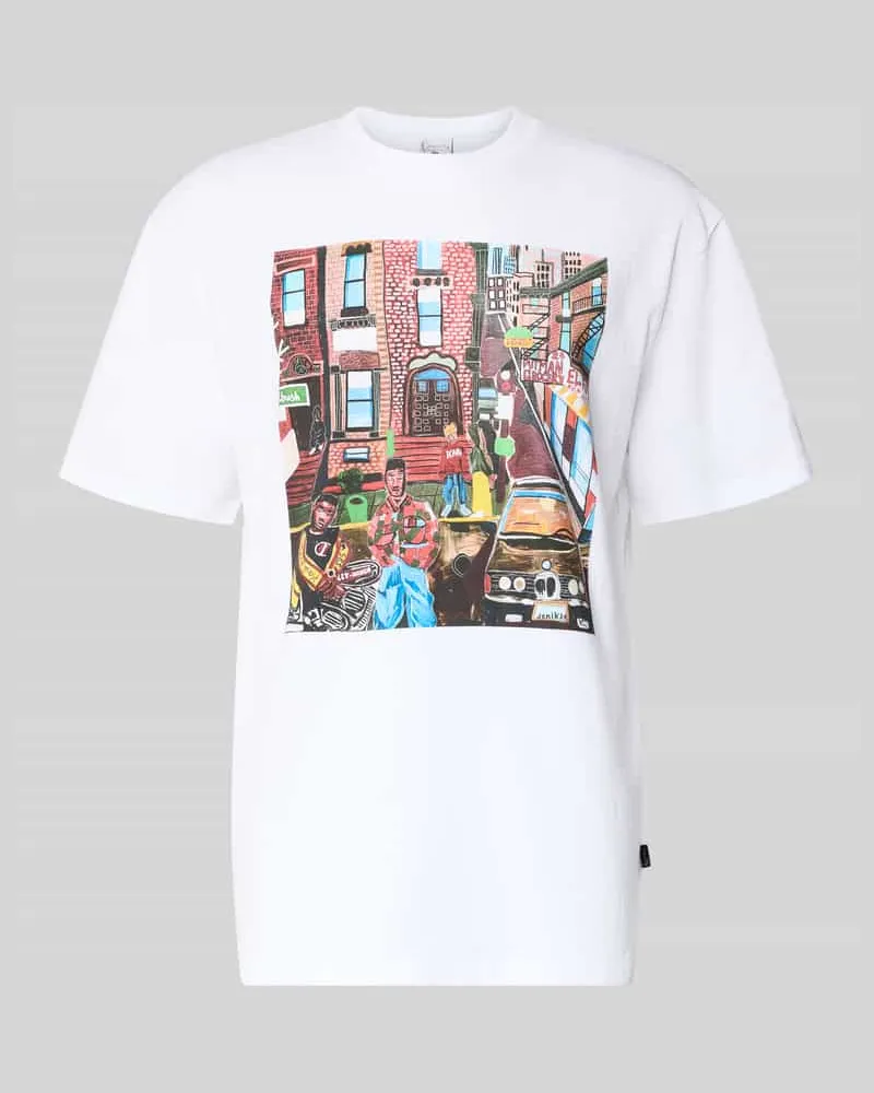 Karl Kani T-Shirt mit Motiv-Print Weiss